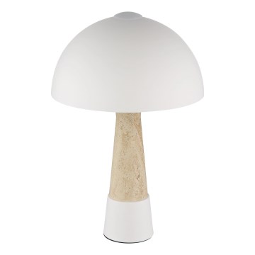 Globo - Stolná lampa 1xE27ILLU/40W/230V krémová