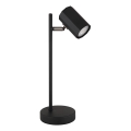 Globo - Stolná lampa 1xGU10/5W/230V čierna