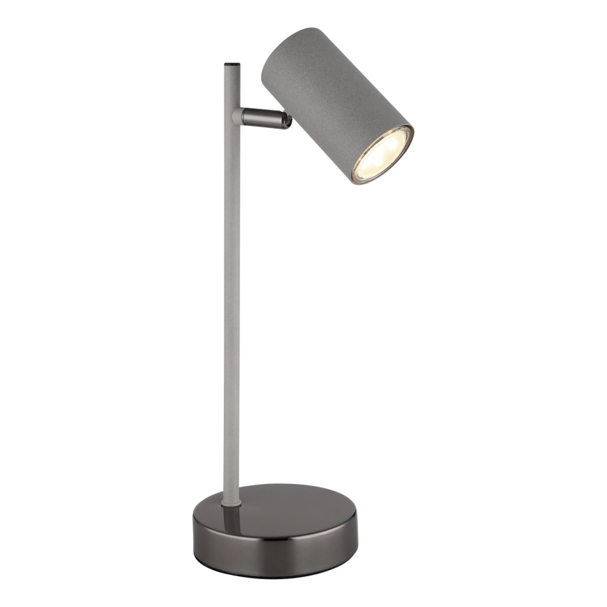Globo - Stolná lampa 1xGU10/5W/230V šedá/antracit