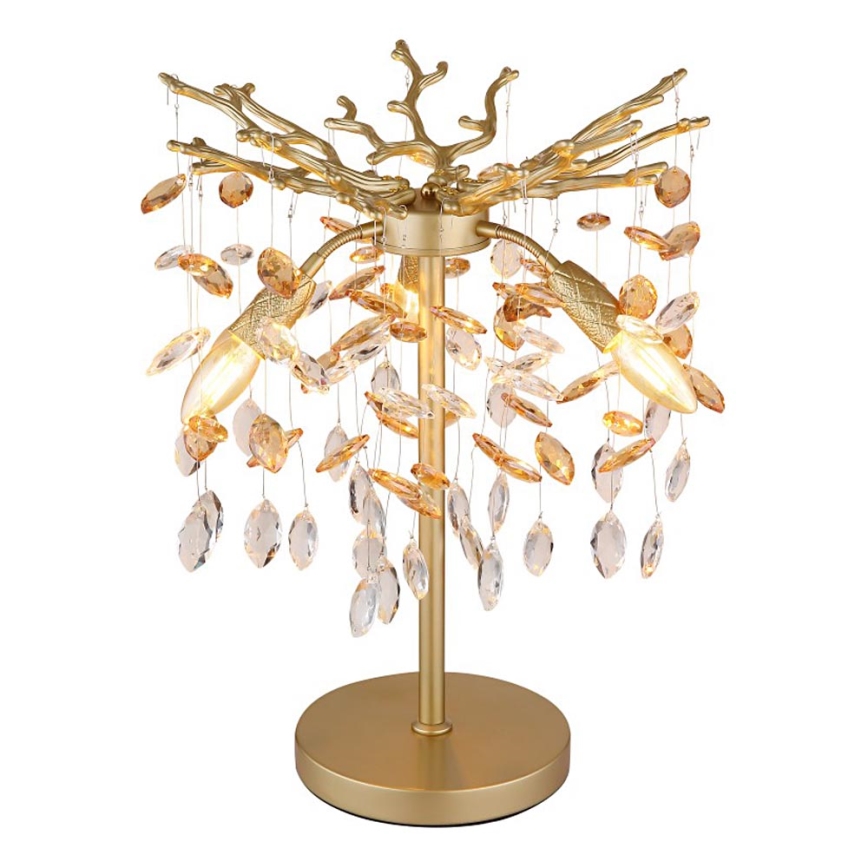 Globo - Stolná lampa 3xE14/40W/230V zlatá