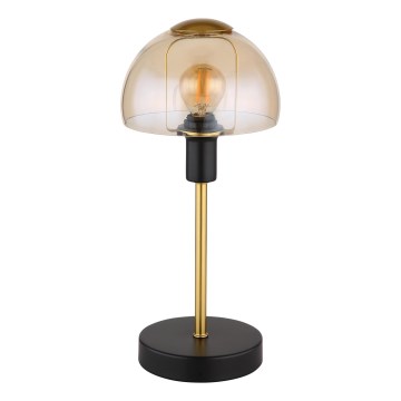 Globo - Stolný dotyková lampa 1xE14/25W/230V čierna/zlatá