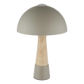 Globo - Stolová lampa 1xE27ILLU/40W/230V sivá