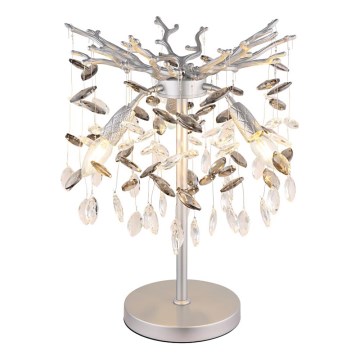 Globo - Stolová lampa 3xE14/40W/230V strieborná