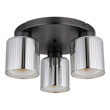 Globo - Stropné svietidlo 3xE27/60W/230V lesklý chróm pr. 34,5 cm