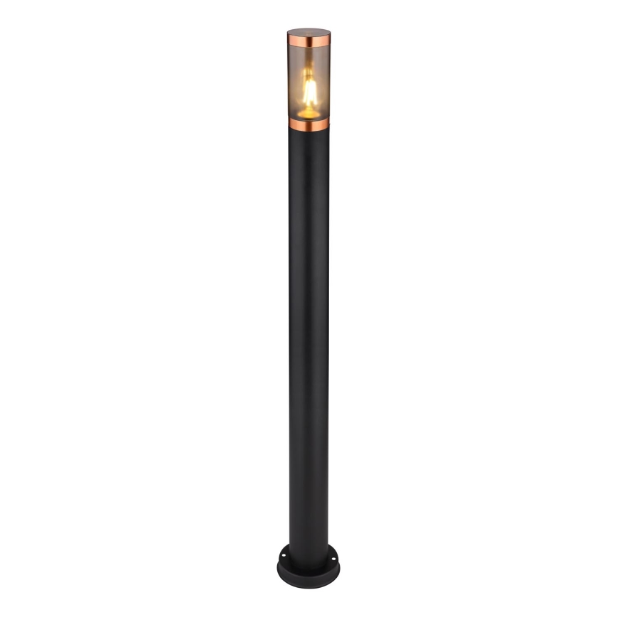 Globo - Vonkajšia lampa 1xE27/23W/230V IP44 110 cm čierna/meď