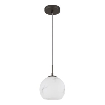 Globo - Závesné svietidlo na lanku 1xE27/60W/230V pr. 20 cm