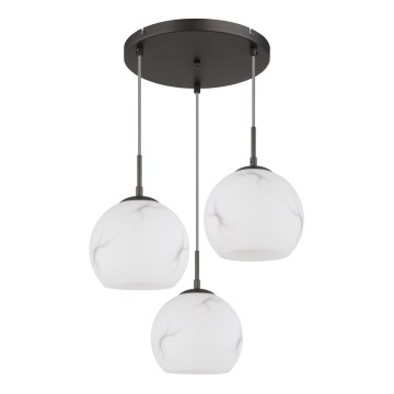 Globo - Závesný luster na lankách 3xE27/60W/230V pr. 42,5 cm