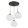 Globo - Závesný luster na lankách 3xE27/60W/230V pr. 42,5 cm
