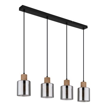 Globo - Závesný luster na lankách 4xE27/25W/230V