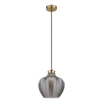 Globo - Závesný luster na lanku 1xE27/60W/230V pr. 22 cm dymový