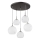 Globo - Závesný luster na lanku, 5 × E27, max. 60 W, 230 V, priemer 75 cm