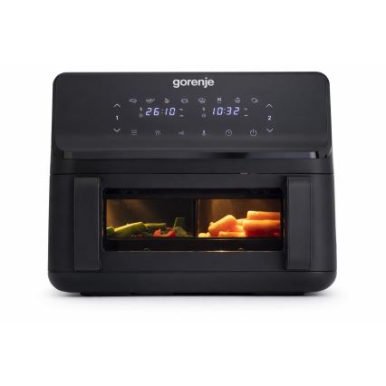 GORENJE AF2700BP - Teplovzdušná fritéza 9 l 2700W/230V čierna