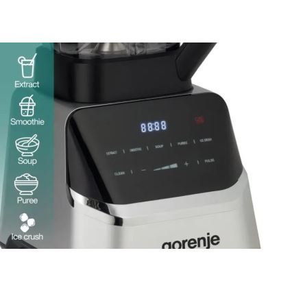 GORENJE BP1500DE - Stolný mixér 2 l 1500 W/230 V nerezová oceľ/čierna