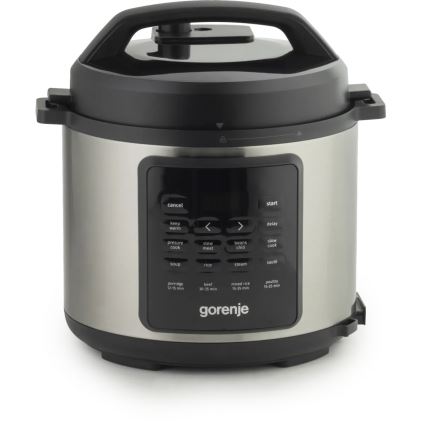 GORENJE GMC6SBK - Multifunkčný elektrický hrniec 6 l 8 v 1 1000 W/230 V nerez