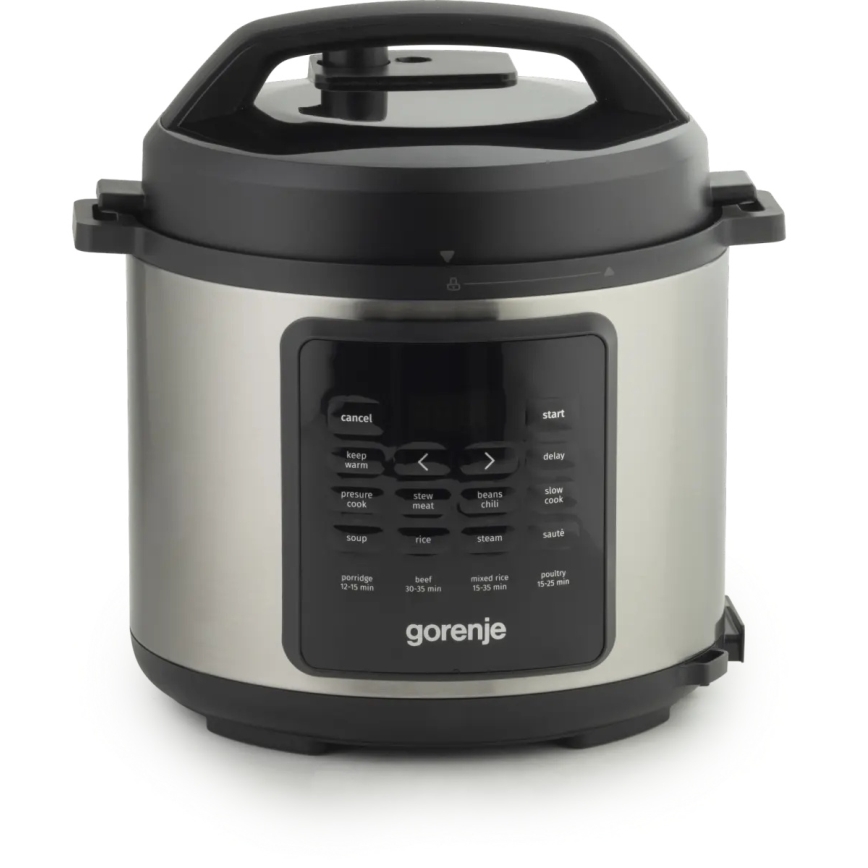 GORENJE GMC6SBK - Multifunkčný elektrický hrniec 6 l 8 v 1 1000 W/230 V nerez