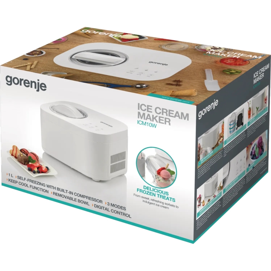GORENJE ICM10W - Zmrzlinovač 100W/230V biela