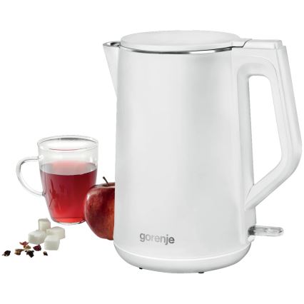 GORENJE K15DWW - Rýchlovarná kanvica 1,5 l 2200W/230V biela