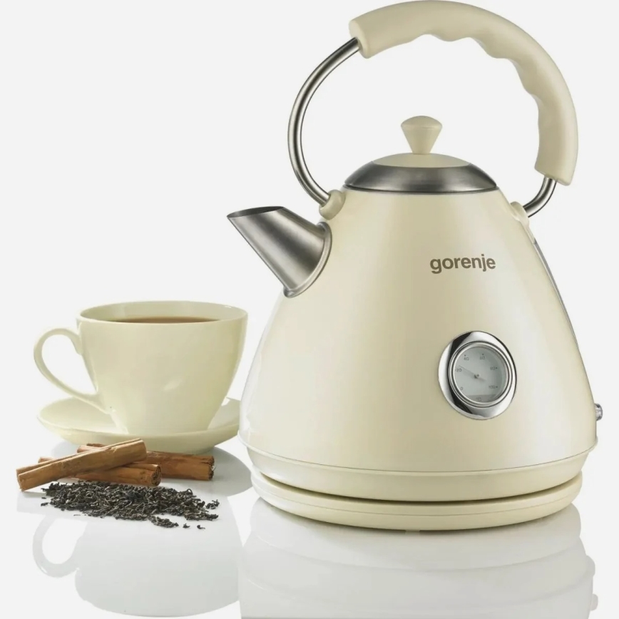 GORENJE K17CLI - Rýchlovarná kanvica 1,7 l 2200W/230V béžová