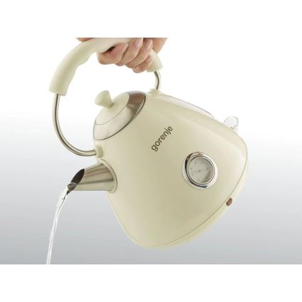 GORENJE K17CLI - Rýchlovarná kanvica 1,7 l 2200W/230V béžová