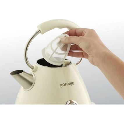 GORENJE K17CLI - Rýchlovarná kanvica 1,7 l 2200W/230V béžová