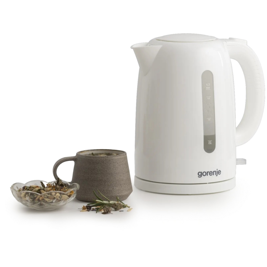 GORENJE K17W - Rýchlovarná kanvica 1,7 l 2200W/230V biela
