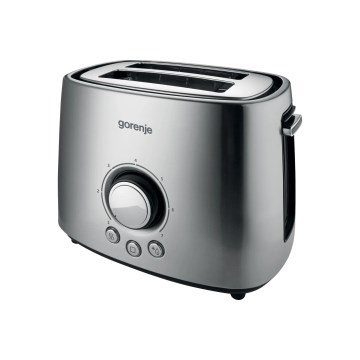 GORENJE T1000E - Hriankovač s dvoma otvormi a ohrievacím roštom 1000W/230V nerez