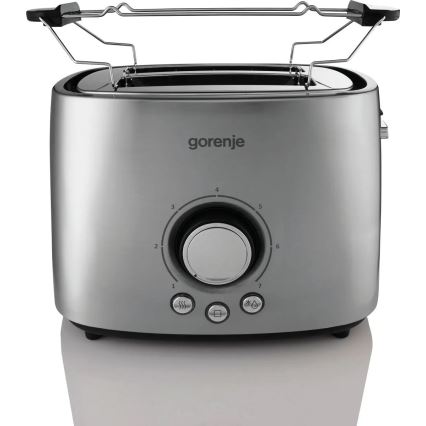 GORENJE T1000E - Hriankovač s dvoma otvormi a ohrievacím roštom 1000W/230V nerez