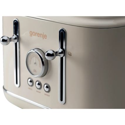 GORENJE T2300CLIN - hriankovač so štyrmi otvormi 1150W/230V béžová