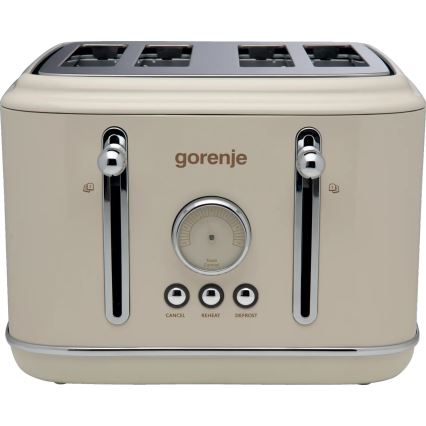 GORENJE T2300CLIN - hriankovač so štyrmi otvormi 1150W/230V béžová