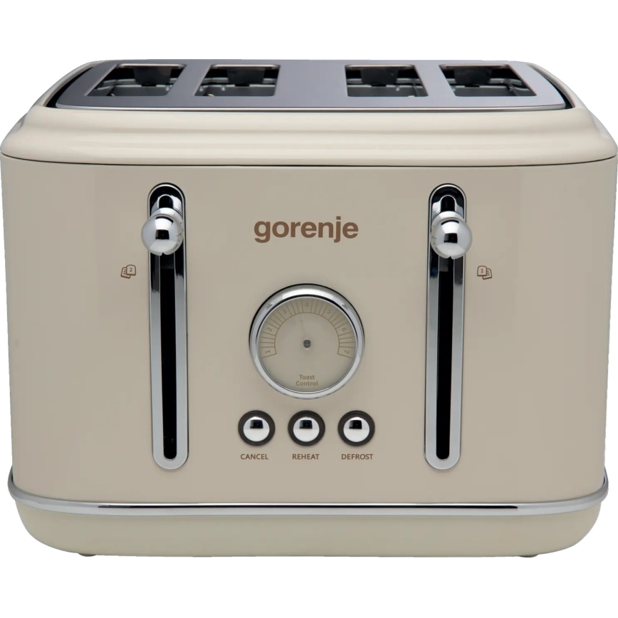 GORENJE T2300CLIN - hriankovač so štyrmi otvormi 1150W/230V béžová