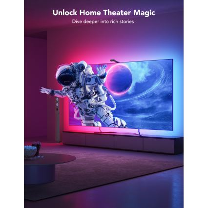Govee - DreamView T2 DUAL TV 75-85 SMART LED podsvietenie RGBIC Wi-Fi + diaľkové ovládanie