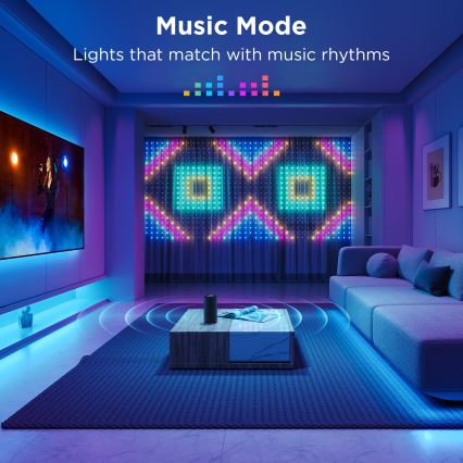 Govee - LED RGB Stmievateľná vonkajšia dekoračná reťaz LED/15W/230V IP65 Wi-Fi