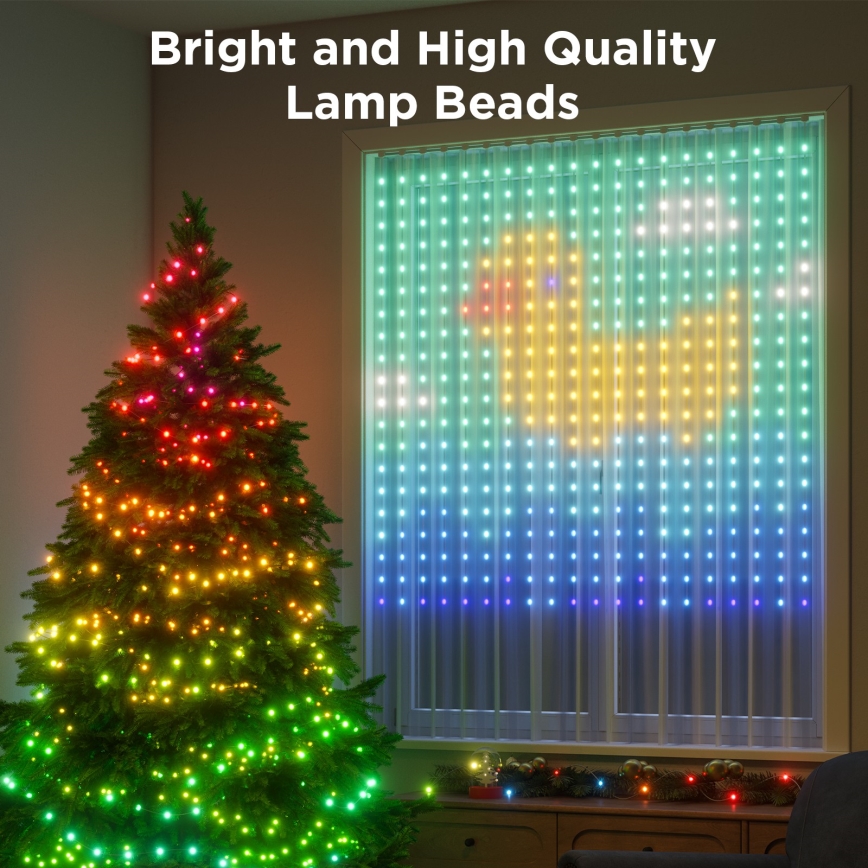 Govee - LED RGB Stmievateľná vonkajšia dekoračná reťaz LED/15W/230V IP65 Wi-Fi