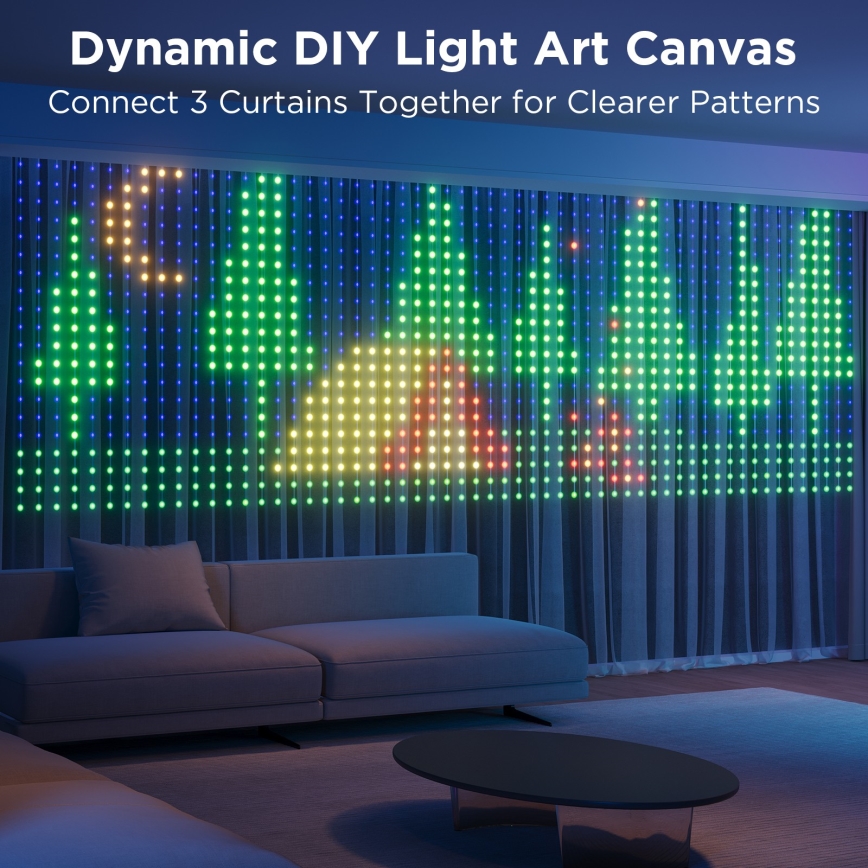 Govee - LED RGB Stmievateľná vonkajšia dekoračná reťaz LED/15W/230V IP65 Wi-Fi