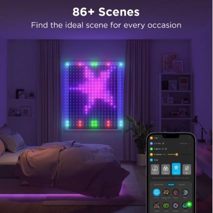 Govee - LED RGB Stmievateľná vonkajšia dekoračná reťaz LED/15W/230V IP65 Wi-Fi