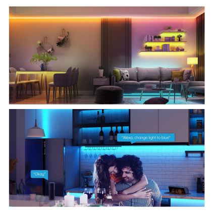 Govee - LED RGB Stmievateľný pásik SMART LED/36W/24V 10m Wi-Fi