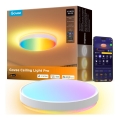 Govee - LED RGBIC Stmievateľné stropné svietidlo LED/49W/230V 2700-6500K Wi-Fi pr. 38 cm