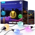 Govee - LED RGBICW Stmievateľná vonkajšia dekoračná reťaz LED/24W/230V IP67 2700-6500K Wi-Fi