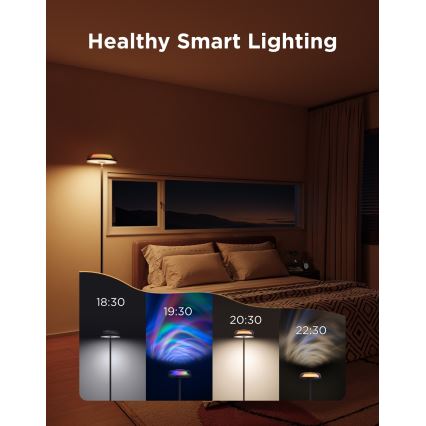 Govee - LED RGBICWW Stmievateľná stojacia lampa UPLIGHTER MATTER LED/24W/230V Wi-Fi