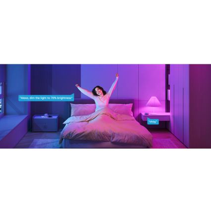 Govee - LED RGBWW Stmievateľná žiarovka Smart MATTER E27/12W/230V 2700-6500K Wi-Fi