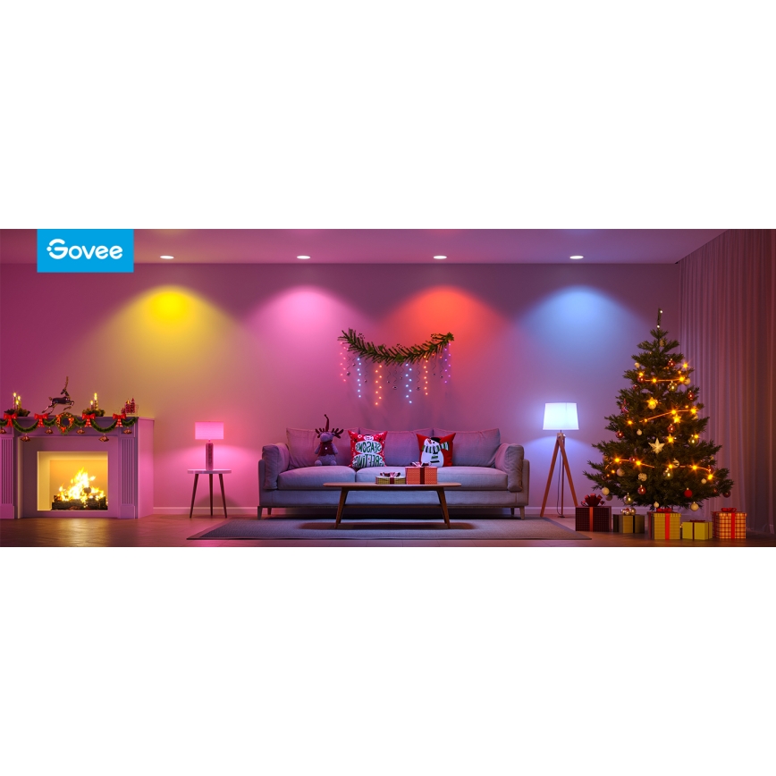 Govee - LED RGBWW Stmievateľná žiarovka Smart E27/9W/230V 2700-6500K Wi-Fi