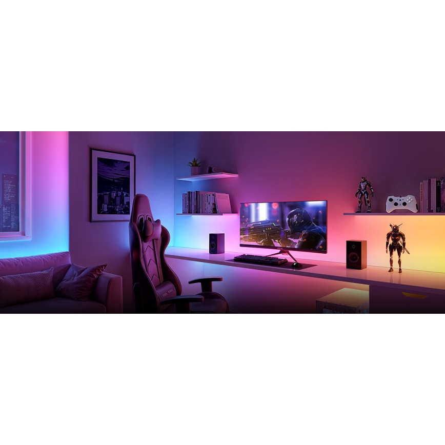 Govee - LED RGBWWIC Stm. predlžovací pásik Strip Light 2 Pro 1m Wi-Fi Matter