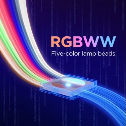 Govee - LED RGBWWIC Stm. predlžovací pásik Strip Light 2 Pro 1m Wi-Fi Matter