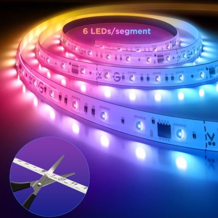 Govee - LED RGBWWIC Stmievateľný pásik Strip Light 2 Pro 5m Wi-Fi Matter