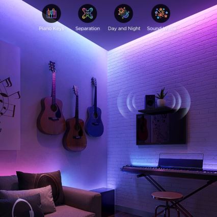 Govee - LED RGBWWIC Stmievateľný pásik Strip Light 2 Pro 5m Wi-Fi Matter