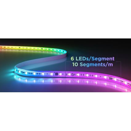 Govee - LED RGBWWIC Stmievateľný pásik Strip Light 2 Pro 5m Wi-Fi Matter