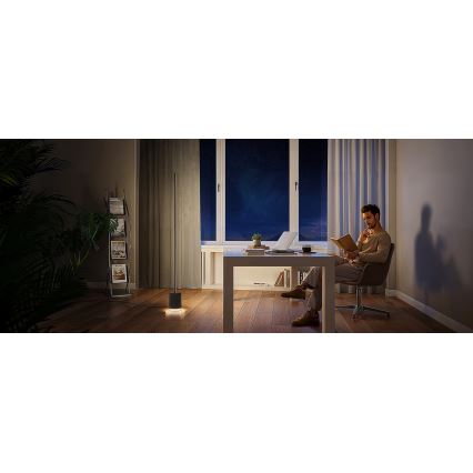 Govee - LED Stmievateľná stojacia lampa s reproduktorom Pro RGBICWW 2200-6500K Wi-Fi + diaľkové ovládanie