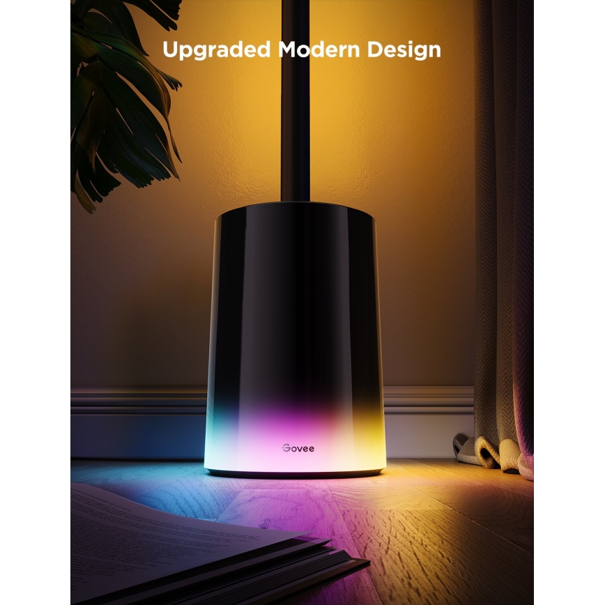Govee - LED Stmievateľná stojacia lampa Smart MATTER LED RGBICWW 2200-6500K Wi-Fi + diaľkové ovládanie