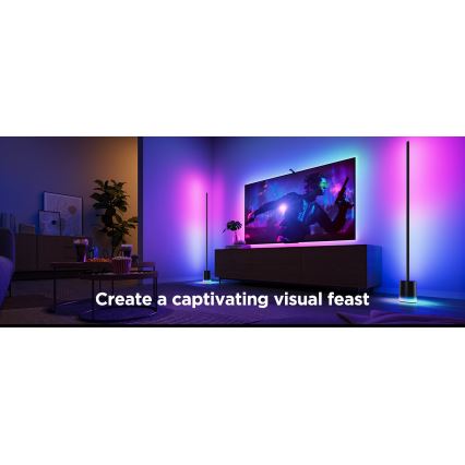 Govee - LED Stmievateľná stojacia lampa Smart MATTER LED RGBICWW 2200-6500K Wi-Fi + diaľkové ovládanie