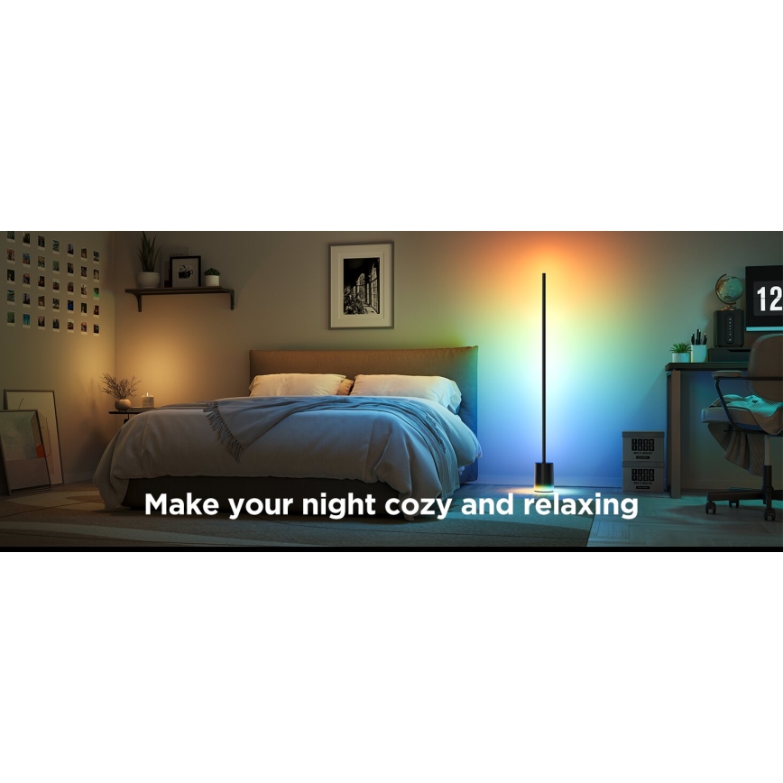Govee - LED Stmievateľná stojacia lampa Smart MATTER LED RGBICWW 2200-6500K Wi-Fi + diaľkové ovládanie